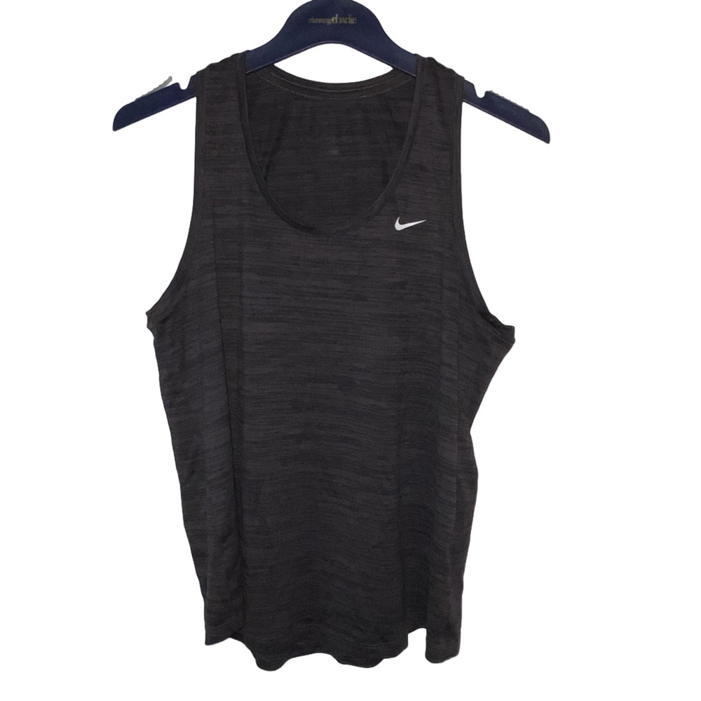 Nike Dark Gray Black Athletic Tank Top Size M